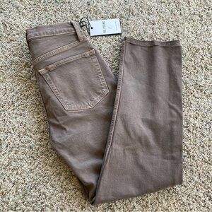 NWT Re/Done 90s High Rise Loose Jeans Washed Chocolate Sz 26